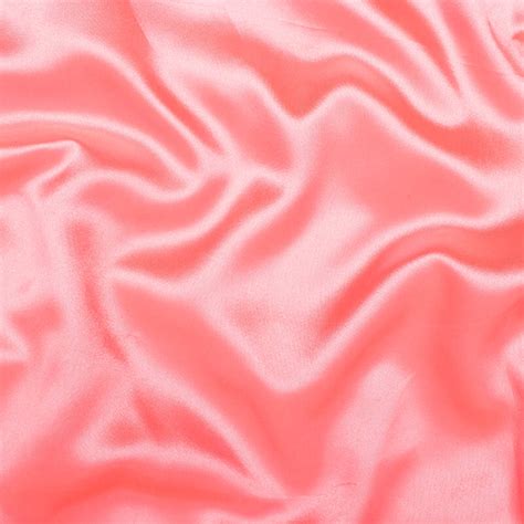 Salmon Rose Pink Plain Neon Ultra Satin Fabric – Fabcurate