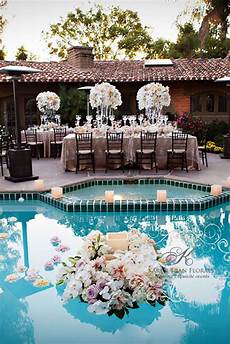 Pool Wedding Reception Ideas by 21 Wedding Pool Decoration Ideas For Your Backyard Pool Wedding Reception Ideas
