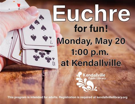 Euchre for Fun, 221 S Park Ave, Kendallville, IN, United States ...