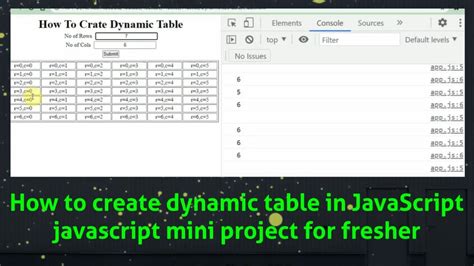 Image result for JavaScript Dynamic Table