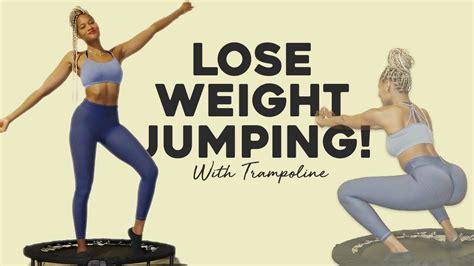 Lose Weight Jumping with this Simple Trampoline Workout 🤸🏾‍♀️ - YouTube