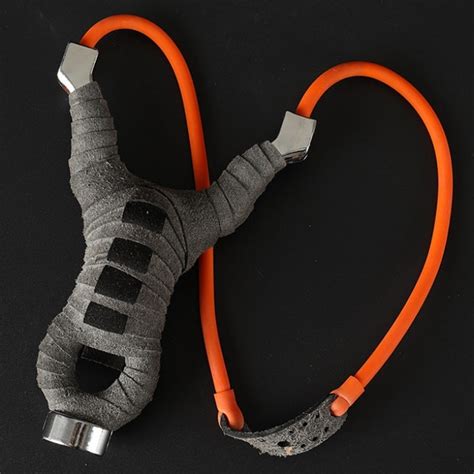 Magnetic Red and Grey Wrap Alloy Slingshot – INDIAN SLINGSHOT