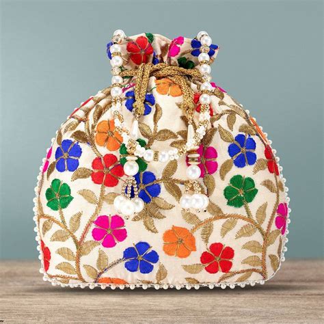 Buy Peora Potli Bags for Women Evening Bag Clutch Ethnic Bride Purse ...