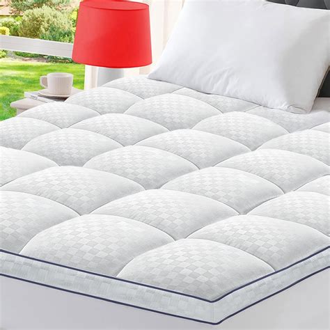 Amazon.com: Bedluxury Queen Mattress Topper Extra Thick Pillowtop ...
