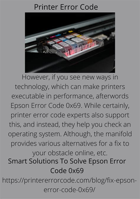 Image result for Fix Epson Printer Error Code 0X69