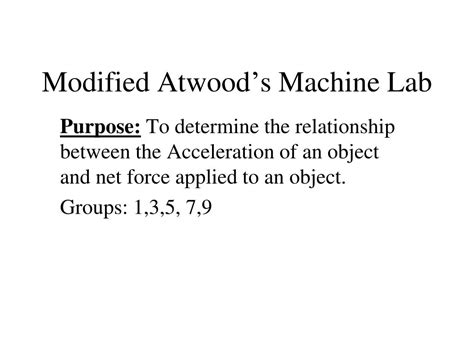 Image result for Atwood Machine Lab Avary