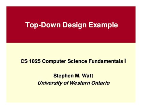 Top-Down Design Computer Science 的图像结果