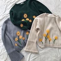 Image result for Floral Sweater