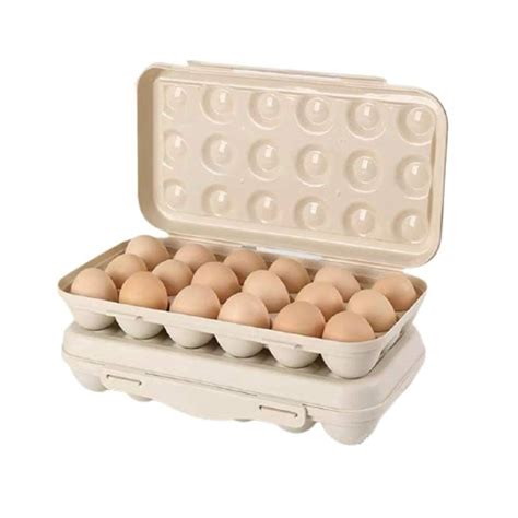 Buy Dialust Plastic for Fridge Egg Holder for Fridge/Freezer, Stackable ...