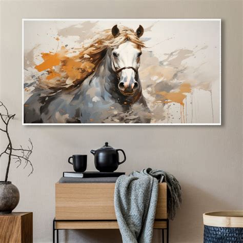 Majestic Horse: Grace and Strength Wall Painting – Nestroots