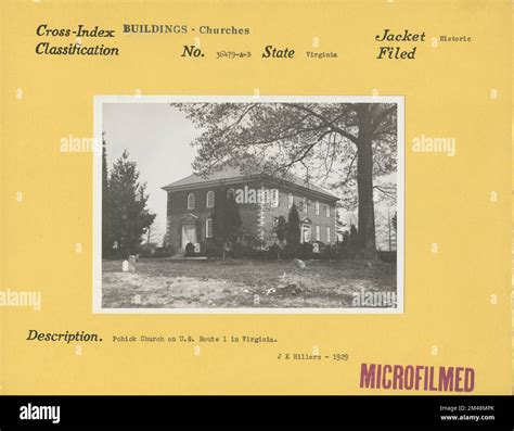 Pohick Church. Original caption: Pohick Church on U. S. Route 1 in ...