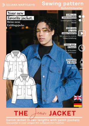 Image result for Pattern for Making Denim Jacket