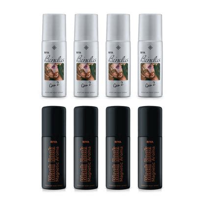 Bindas & Black Rock 40 ml Each Pack of 10 Men Deodorant – House Of Riya
