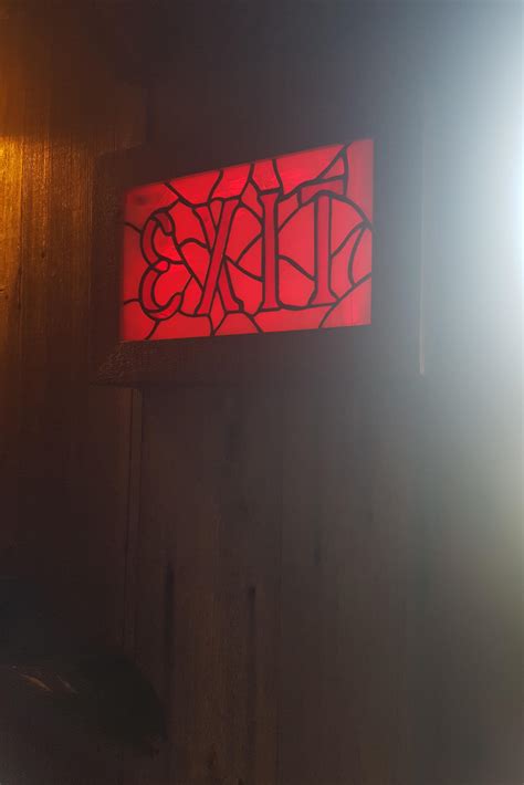 Image result for Cool Exit Sign