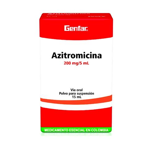 Azitromicina Suspensión 200 Mg Ofertas Limitadas