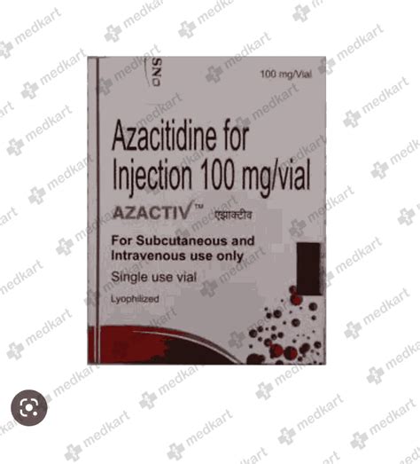 AZACTIV 100MG INJECTION Price, Uses, Side Effects & Substitutes | Medkart