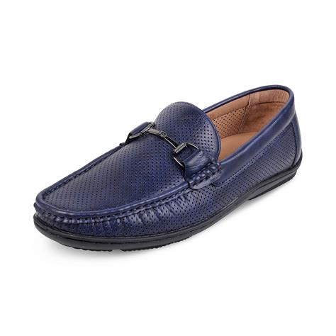 tresmode Men's Blue Loafers (198-BUCKLED-NEW) : Amazon.in: Shoes & Handbags
