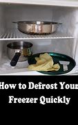 Image result for Trick to Defrost the Freezer