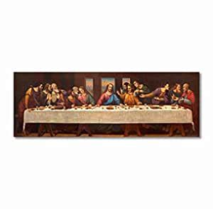 Tamatina Religious Art Canvas Painting|Jesus with his Disciples |Size ...