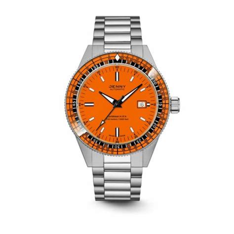 Jenny Men's Caribbean H.R.V. Orange Swiss Automatic India | Ubuy