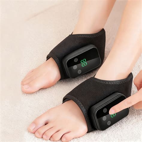 Emsense Triple Therapy Foot Massager, Em Sense Device, Smart Wireless Portable Heated Ankle Wrap ...