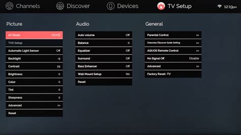 Sharp TV Settings 的图像结果