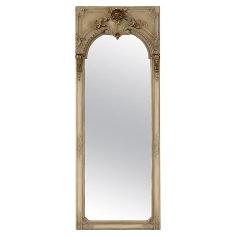 Large Ornate Carved Gilt Gold Baroque Full Length Mirror Floor to ...