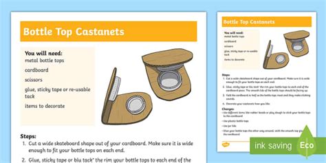 Castanets Musical Instrument Craft Instructions