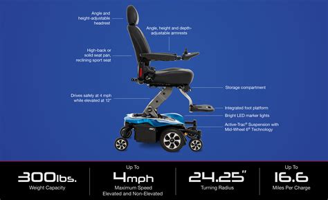 Jazzy Air® 2 Elevated Wheelchair :: Jazzy® Power Chair | Pride Mobility®