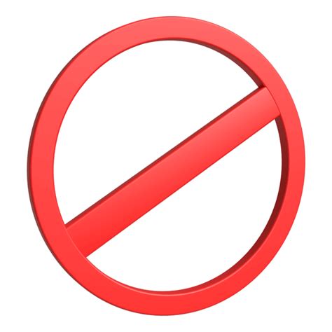 Transparent No Symbol PNGs for Free Download