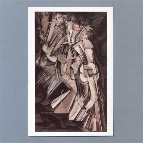 Marcel Duchamp Nude Descending a Staircase (No. 2) 4" x 6" Postcard ...