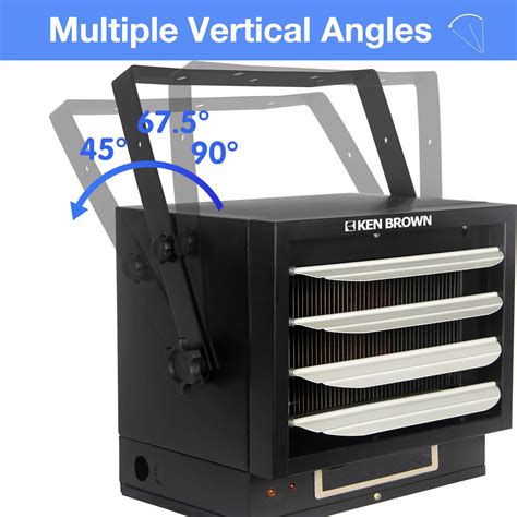 KEN BROWN 7500W Digital Fan Forced Ceiling Mount Heater, Electric ...