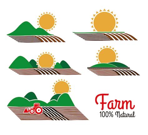 Image result for Farm Round Vector Design
