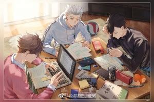 Haikyuu Kur Tetsur T Ru Oikawa K Tar Bokuto Anime Boys Matte Finish ...
