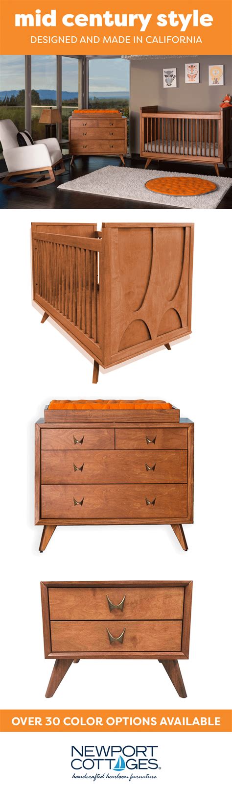 mid century modern nursery furniture