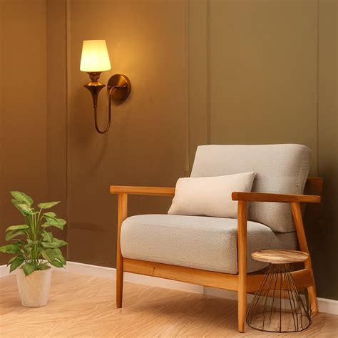 Breeze Single Wall Light for Bedrooms & Hall | Light & Living