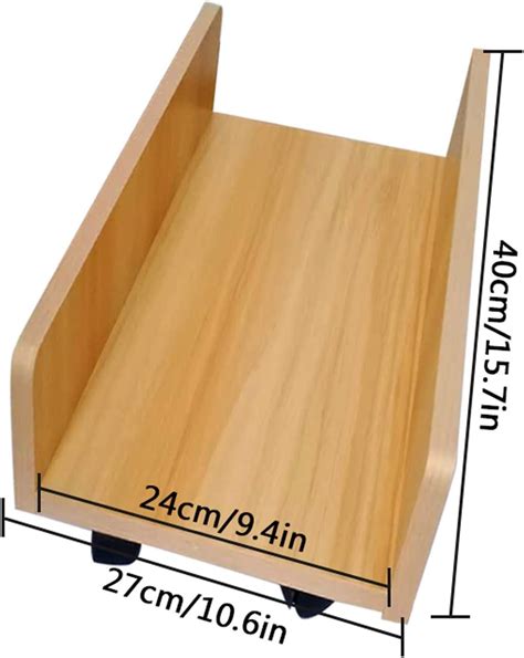 Buy ZLASS CPU Stand Simple CPU Floor Stand Mobile CPU Stand with 4 ...