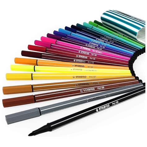 Felt Marker Pen 68 Stabilo Neon – Folios.mt