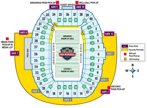 War Memorial Seating Chart War Memorial Stadium WY Tickets War