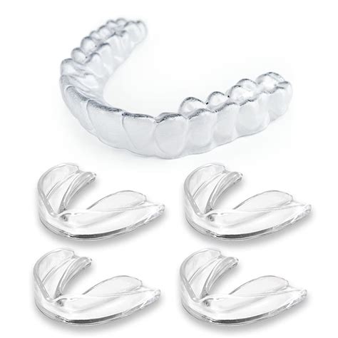 KOHEEL Custom Clear Dental Guard, Night Mouth Guard for Teeth Grinding, 4 Count - Walmart.com - night guard for grinding