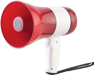 CRETO Bluetooth Megaphone(Loud-Speaker)/USB & Memory card input with ...