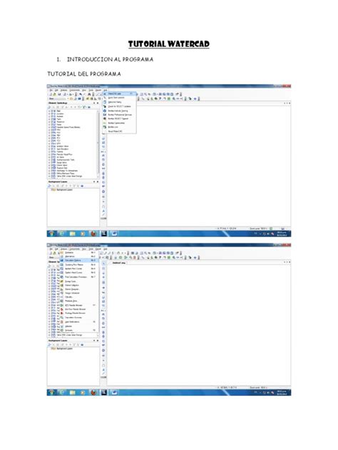 WaterCAD Tutorial From GIS Data 的图像结果