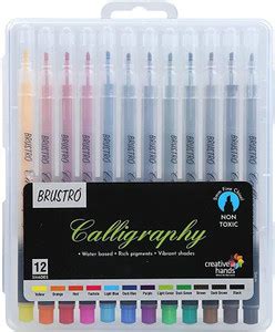 BRuSTRO Calligraphy set of 12 Calligraphy - Buy BRuSTRO Calligraphy set ...