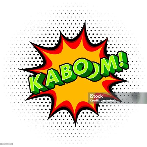 Comic Book Kaboom Stock Illustration - Download Image Now - Awe, Bubble ...