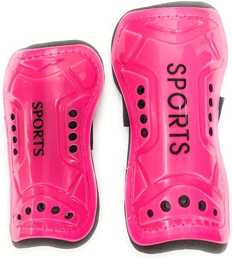 Amazon.com : Rooks Pink Shin Pads Sizes Small (3-5Years) and Large (6 ...