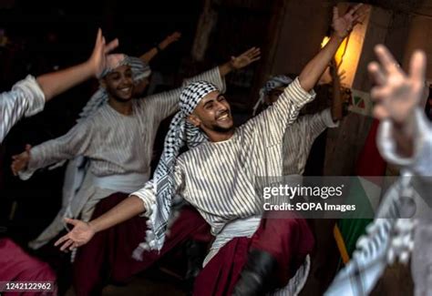 Palestinian women dancing traditionally, Bethlehem c. 1936