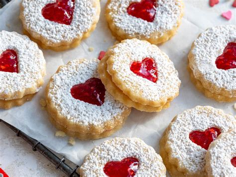 Image result for Raspberry Linzer Cookies