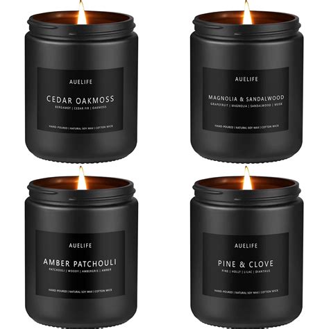 Amazon.com: Scented Candles Set | Gifts for Men - Men Candles Set ...