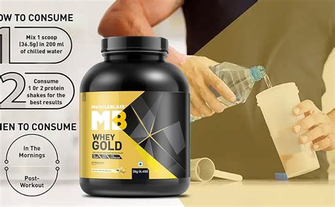 MuscleBlaze Whey Gold, 100% Whey Protein Isolate, Labdoor USA Certified ...