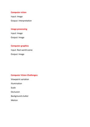 Image result for Introduction to Computer Vision